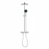Комплект душ кабина Omnires Marina Walk-In хром 90x200 см и душ колона Grohe Vitalio Start Cube 250 с термостатичен смесител в гланцов хром picture - 5