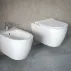Комплект за окачена тоалетна чиния Ideal Standard I.life O HydroTwist с бял капак с плавно затваряне picture - 2
