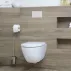 Комплект за окачване на тоалетна чиния Ideal Standard Ellisse без ринг с бял капак с плавно затваряне picture - 1