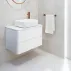 Композитен плот за мивка Rune Skiva 80 см бял picture - 3