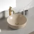 Мивка за плот Inter Ceramic Art кръгла матово бежова 41.5 см picture - 1