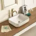 Мивка за плот Inter Ceramic Art правоъгълна, бяла, гланцирана, 50 см picture - 1