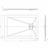 Правоъгълно композитно душ корито Inter Ceramic 120x80 см, матово черно каменно покритие picture - 3