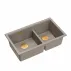 Quadron Logan 120 вградена композитна мивка, мека, бежова, 76x45 см picture - 1