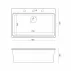 Quadron Unique Marc 110 вградена работна станция бежово-медна 1 купа 76x50 см picture - 7