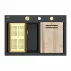 Quadron Unique Marc 120 вградена работна станция черно-златна 76x50 см picture - 2