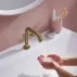 Смесител за мивка Hansgrohe Tecturis S 110 Fine CoolStart EcoSmart+, четкан бронз picture - 2