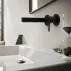 Смесител за вграждане за мивка Hansgrohe Finoris, матово черен, без вградено тяло picture - 1