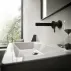 Смесител за вграждане за мивка Hansgrohe Finoris, матово черен, без вградено тяло picture - 3