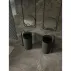 Свободностояща мивка Rune Mond от опушена смола 45 см picture - 1