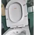 Тоалетна чиния Inter Ceramic Rimless с тънък, лъскав бял капак и функция биде picture - 4