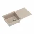 Вградена композитна мивка Quadron Unique Evan 146 XL бежова - неръждаема стомана 100x50 см picture - 1
