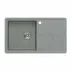 Вградена мивка Quadron Pop Tony 111, сива, композитна, 78x45 см picture - 3