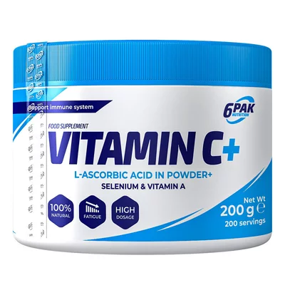 Vitamina C Plus pudra 200g 6Pak PRET REDUS