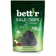 Chips din kale cu ciocolata raw bio 30g Bettr-picture