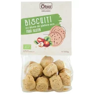 Biscuiti cu alune de padure fara gluten bio 100g Obio PRET REDUS-picture