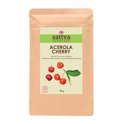 Acerola Cherry - aditiv vopsea henna 50gr, Sattva Ayurveda