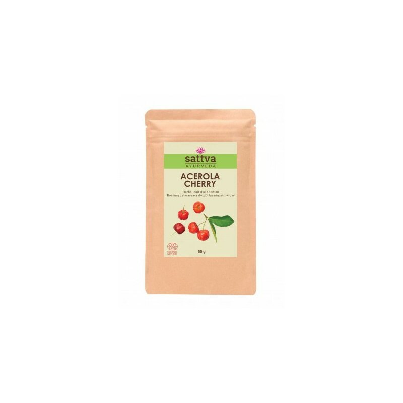 Acerola Cherry - aditiv vopsea henna 50gr, Sattva Ayurveda