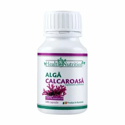 Alga Calcaroasa, 180 cps - Health Nutrition