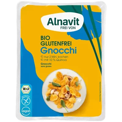 Paste gnocchi fara gluten, bio, 250g Alnavit PRET REDUS
