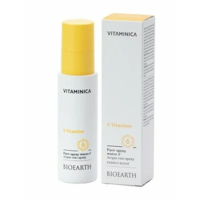 Apa de fata spray cu 6 vitamine si acid hialuronic 100ml, Vitaminica Bioearth