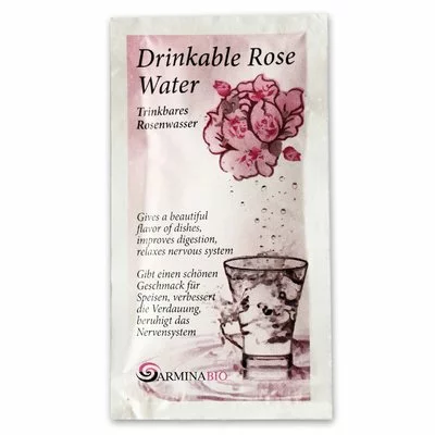 Apa de trandafir pentru baut in pliculete bio 10ml ARMINA