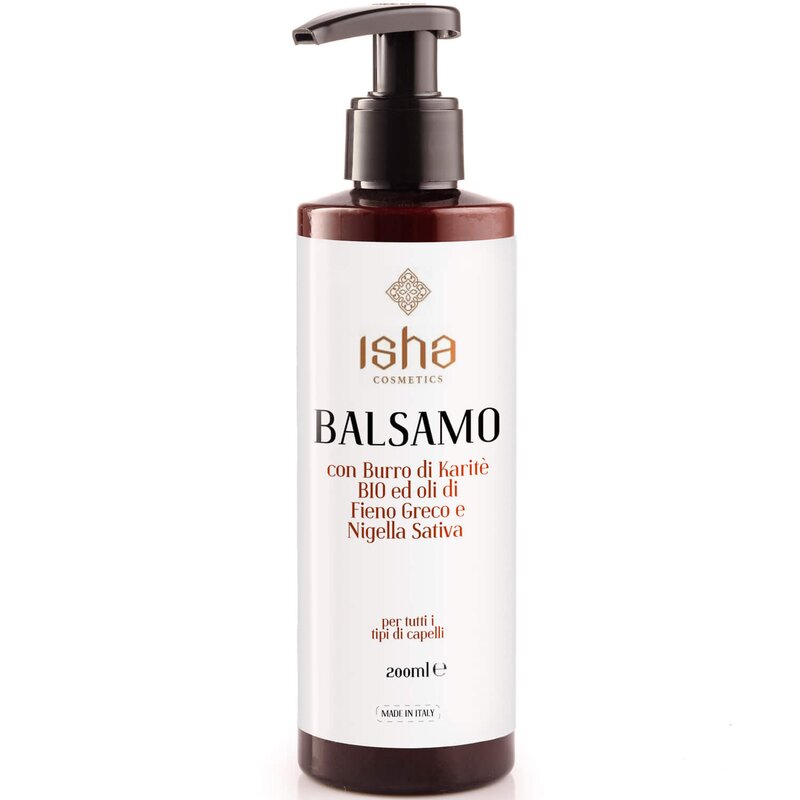 Balsam cu unt de shea, 200ml, Isha