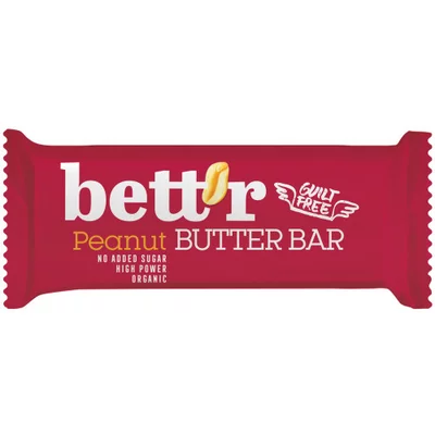Baton cu crema de arahide, bio, 30g, Bettr PRET REDUS