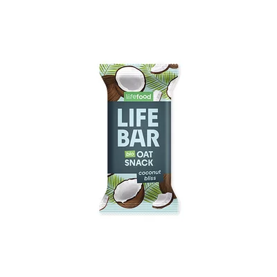 Baton de ovaz cu cocos, bio, 40g, Lifebar PRET REDUS