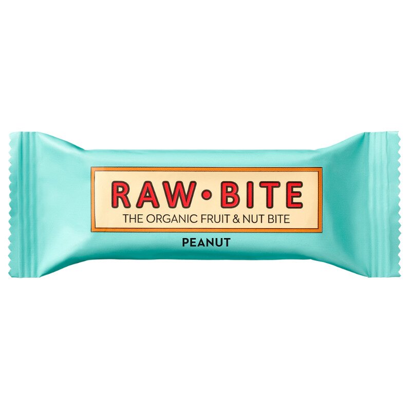 BATON FARA GLUTEN, FARA ZAHAR, PEANUT - ARAHIDE, BIO, 50G, RAW BITE