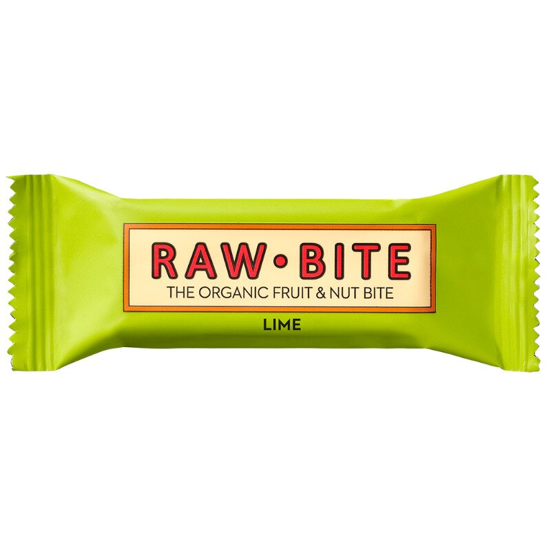 BATON FARA GLUTEN, FARA ZAHAR, SPICY LIME - LIMETA CONDIMENTATA BIO, 50G, RAW BITE