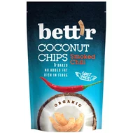 Chips de cocos cu chilli bio 70g Bettr PRET REDUS