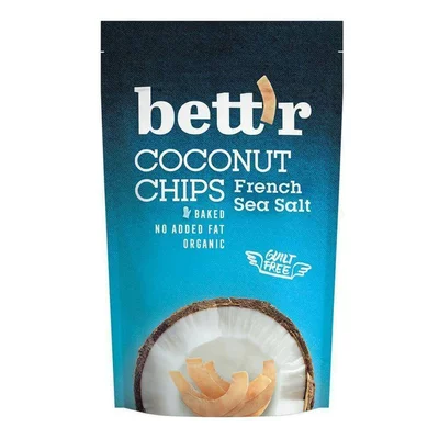 Chips de cocos cu sare bio 70g Bettr PROMO
