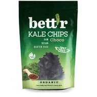 Chips din kale cu ciocolata raw bio 30g Bettr PROMO