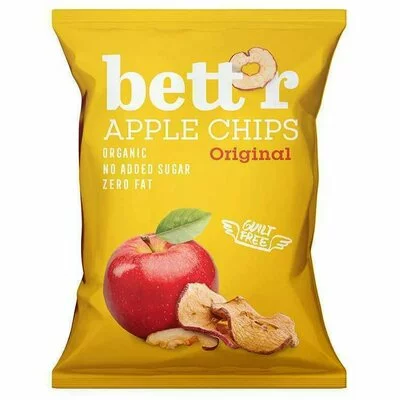 Chips din mere bio 50g Bettr PRET REDUS