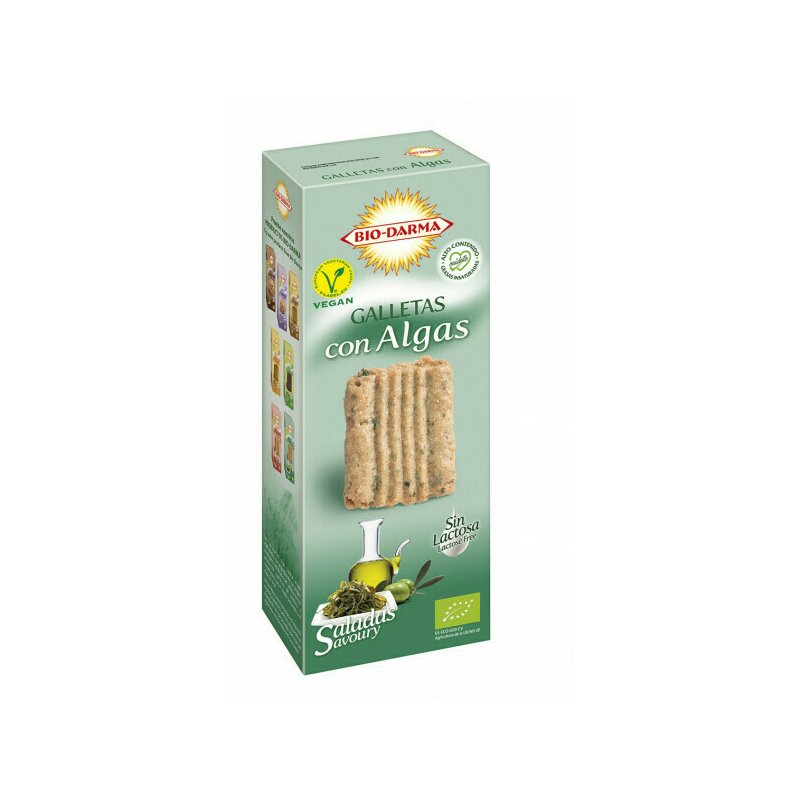 Biscuiti din ovaz cu alge bio 120g Bio Darma PROMO