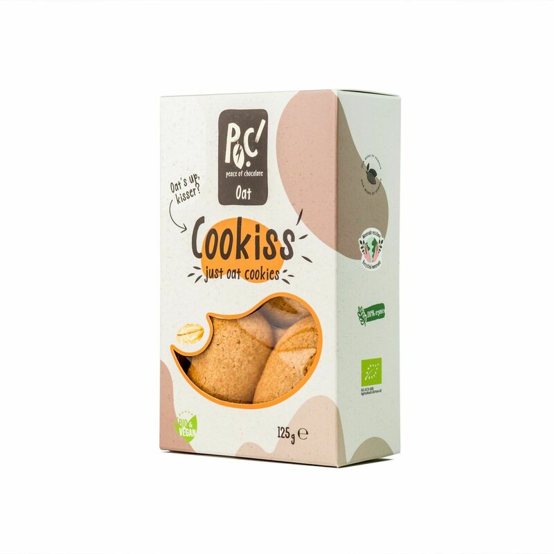 Biscuiti din ovaz simpli, eco, 125g, POC!