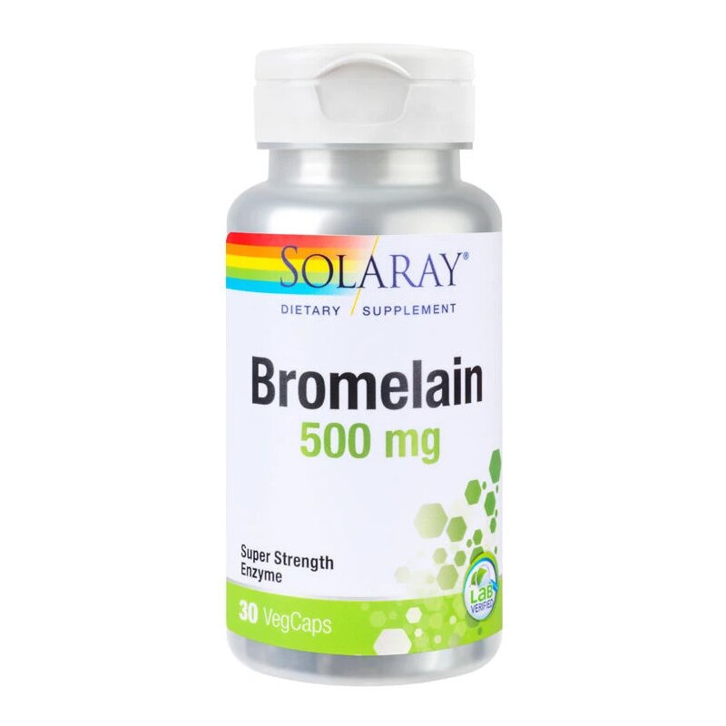 Bromelain 500mg, 30cps, Solaray