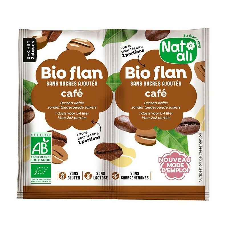 Budinca de cafea bio 2 buc x 5.5g 11g Nat-ali