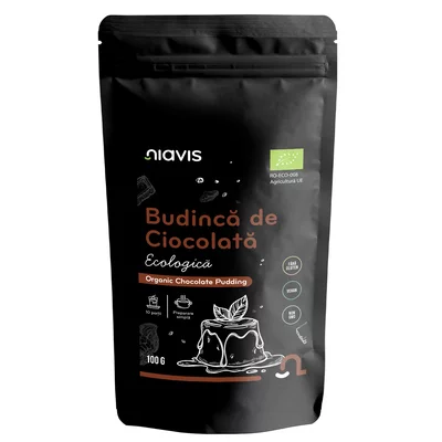 Budinca de Ciocolata fara Gluten Bio  100g, Niavis