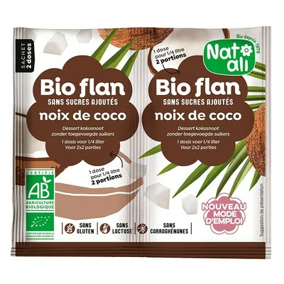Budinca de cocos bio 2 buc x 5g 10g Nat-ali