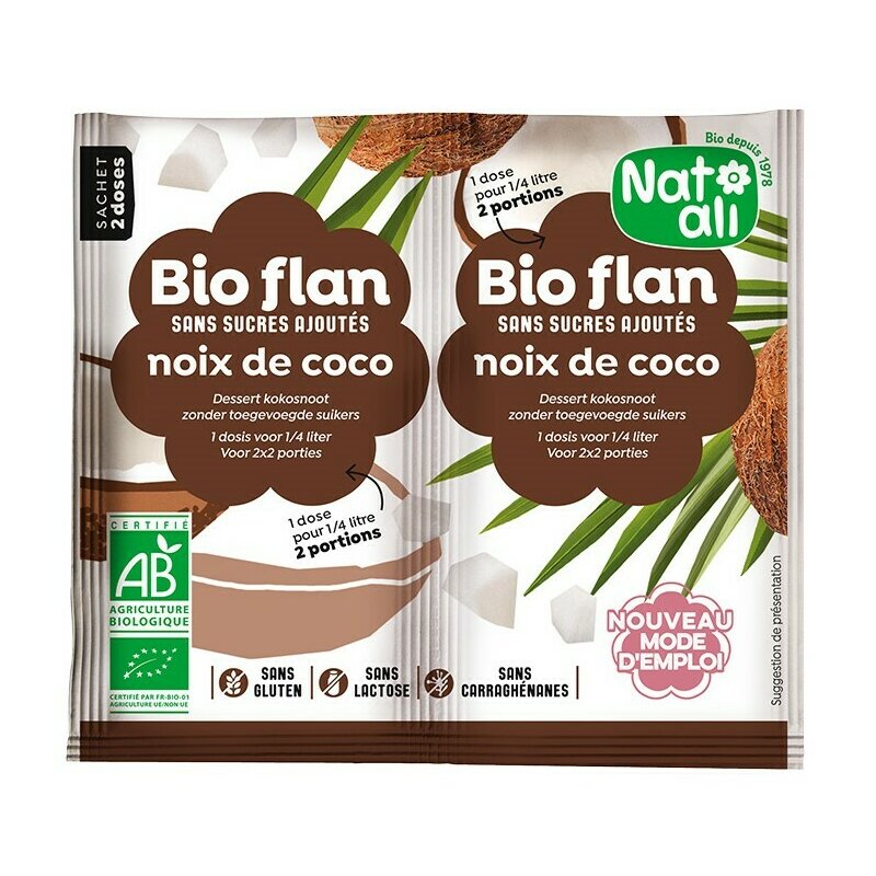 Budinca de cocos bio 2 buc x 5g 10g Nat-ali