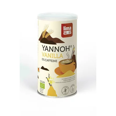 Bautura din cereale Yannoh Instant cu vanilie eco, 150g - Lima