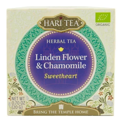 Ceai premium Hari Tea - Sweetheart - tei si musetel bio 10dz