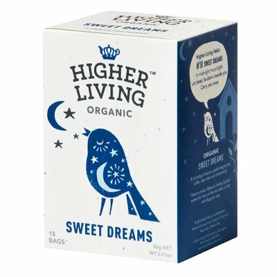 Ceai SWEET DREAMS bio, 15 plicuri, Higher Living