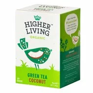 Ceai verde - COCOS - bio, 20 plicuri, Higher Living