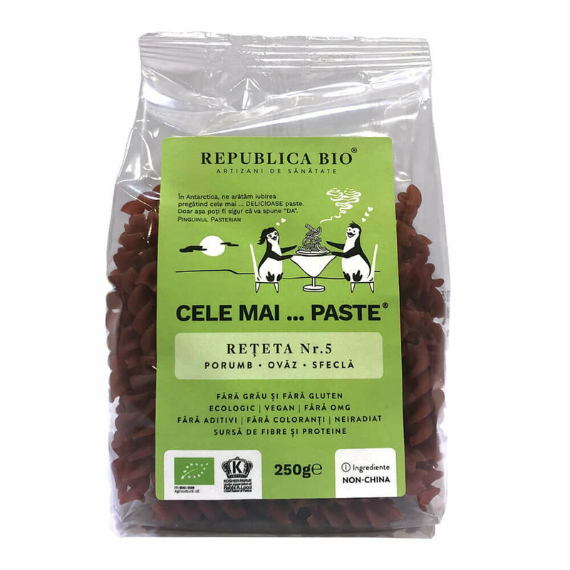 Cele mai…PASTE Reteta 5 Porumb Ovaz Sfecla, fara gluten, ecologic, 250g Republica BIO