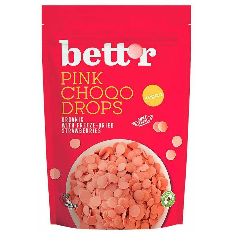 Choco drops roz bio 200g Bettr