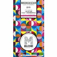 Ciocolata belgiana artizanala cu yuzu si merisoare, Madagascar, eco 70g, Millesime