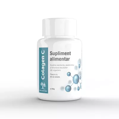 Colagen C - Colagen Hidrolizat cu Vitamina C, 60 tablete, Sanoverde Total